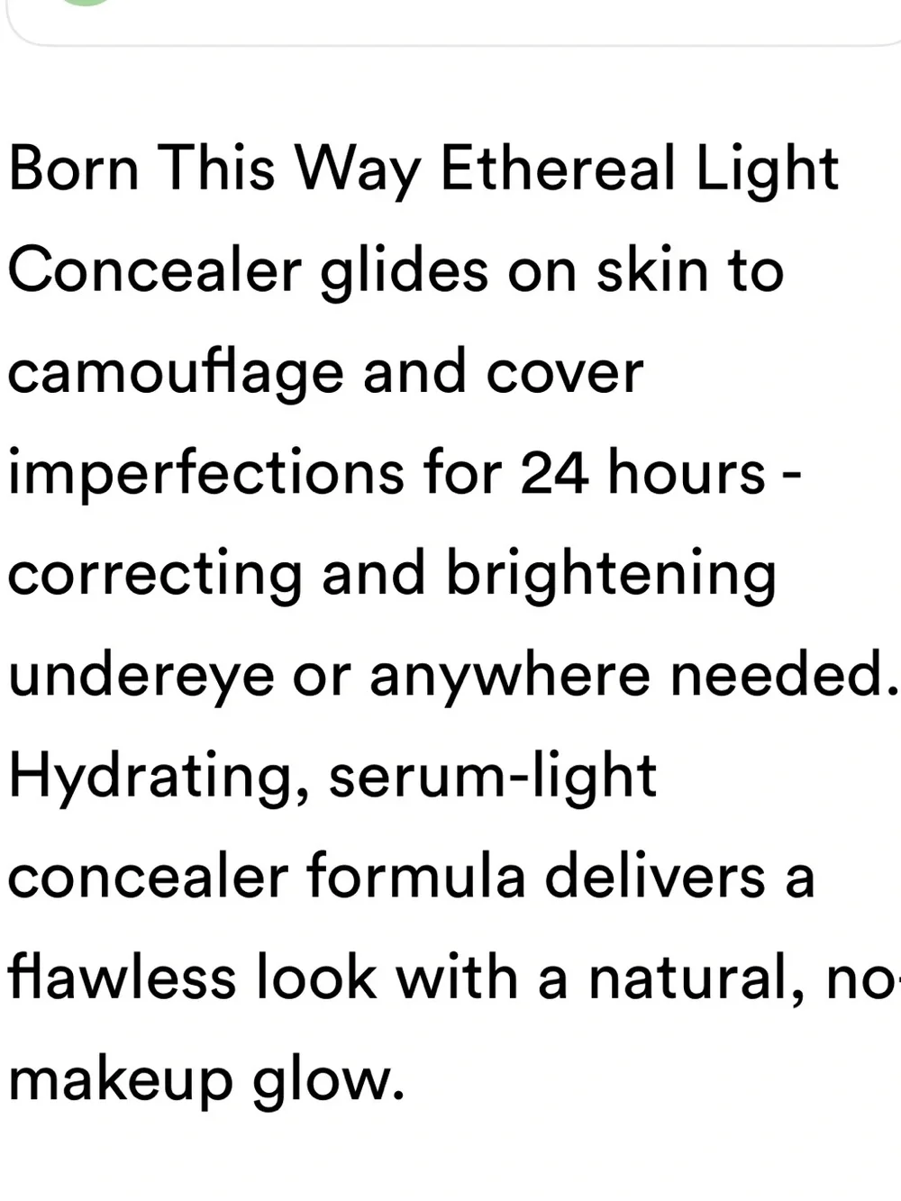 🌷 Too Faced Born This Way Ethereal Light Illuminate & Smooth Concealer Milkshake